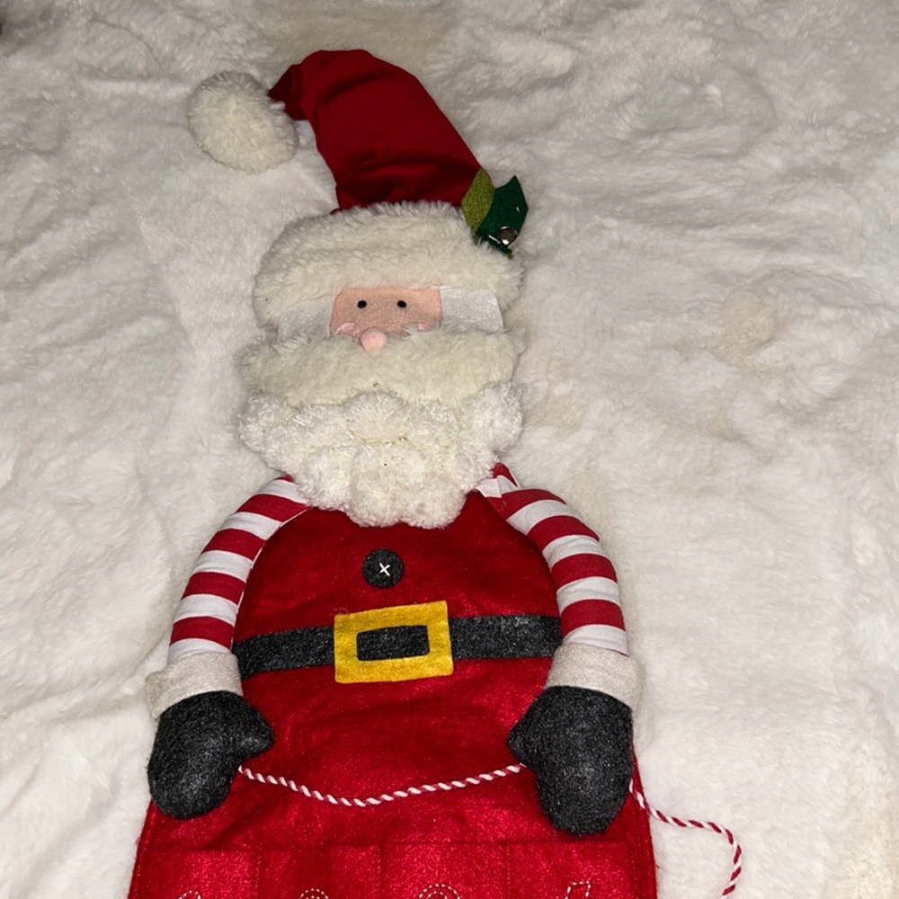 Santa advent calendar Pottery Barn Kids .
